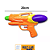 PISTOLA AGUA 20CM TOYS-0356 - Imagem 1
