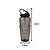 GARRAFA 650ML PRETA 2551 - Imagem 2