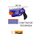PISTOLA LANÇA DARDO 32CM TOYS-190248 - Imagem 1
