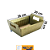 KIT CESTA RATTAN M 22X15X9 13200393-AC - Imagem 1
