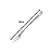 GARFO INOX GOLD Para churrasco - Imagem 2