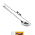 COLHER INOX GOLD 38CM 11093 - Imagem 1
