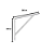 CANTONEIRA METALICA MAO FRANCESA BRANCA 30CM BFH1169 - Imagem 2