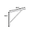 CANTONEIRA METALICA MAO FRANCESA BRANCA 25CM BFH1168 - Imagem 2
