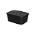 CESTO ORG. 2,2L R. FLORAL PRETO 0685 - Imagem 2