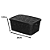 CESTO ORG. 2,2L R. FLORAL PRETO 0685 - Imagem 1