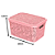 CESTO ORG. 2,2L R. FLORAL ROSA 0688 - Imagem 2