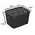CESTO ORG. 10L R FLORAL PP PRETO 0608 - Imagem 2