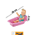 BONECA MIKETUCHAS BABY BANHEIRA SOLAPA 0670 - Imagem 1