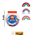 BORRACHA DIVERTIDA ARCO IRIS POTE C/20 YP8200 - Imagem 1