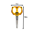 TESOURA ESCOLAR ANIMAL YP8250 - Imagem 3