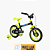 BICICLETA M JACK PTO C/AC LIMAO-ARO12 - Imagem 1