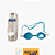 KIT DE NATAÇÃO INFANTIL OCULOS E PROTEOR DE OUVIDOS C/ ESTOJO WX5507 - Imagem 1