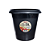 VASO REDONDO PRETO 15 LTS 1328 - Imagem 1