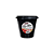 VASO REDONDO PRETO 700 ML 1368 - Imagem 1