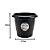 VASO REDONDO PRETO 1,75ML 1305 - Imagem 2