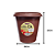 VASO REDONDO CERAMICA 7,5 LTS 1323 - Imagem 2