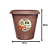 VASO REDONDO CERAMICA 15 LTS 1329 - Imagem 2