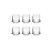 JOGO XICARA CAFE VIDRO ROBUSTA LISA 85ML 18159 - Imagem 1