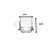 JOGO XICARA CAFE VIDRO ROBUSTA LISA 85ML 18159 - Imagem 2