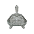 BOMBONIERE DE VIDRO ATENAS 760ML 16200 - Imagem 1