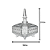 BOMBONIERE DE VIDRO TENERIFE 760ML 16199 - Imagem 2