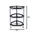 ORGANIZADOR MULTIUSO TRIANGULAR TRIPLO PRETO 831 - Imagem 2