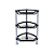 ORGANIZADOR MULTIUSO TRIANGULAR TRIPLO PRETO 831 - Imagem 1