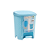LIXEIRA RATTAN 6L AZUL BM2074 - Imagem 1