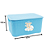 BM CAIXA RATTAN 18L AZUL BM2090 - Imagem 2