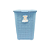 CESTO RATTAN 30L AZUL BM2096 - Imagem 1