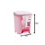 LIXEIRA RATTAN 6L ROSA BM2064 - Imagem 2