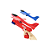 PISTOLA LANÇA AVIAO FU3361 - Imagem 1