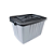 CONTAINER PLASTICO CINZA N6 77L 9367 - Imagem 1