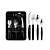 KIT TALHER CANADA 24PÇS PRETO 7848 - Imagem 1