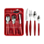 KIT TALHER CANADA 24PÇS VERMELHO 7851 - Imagem 1
