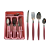 KIT TALHER CANADA 24PÇS ROSA 8427 - Imagem 1