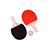 KIT RAQUETE PING PONG 210 - Imagem 1
