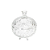 BOMBONIERE DE VIDRO ROZANA 390ML 13385 - Imagem 1