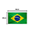 BANDEIRA BRASIL POLIESTER 60X90CM CP015 - Imagem 2