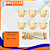 CONJUNTO 6 XICARAS 90ML MARTELADOS 88619 - Imagem 2