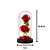 DECORAÇÃO ROSA ETERNA COM CUPULA IDL2270 - Imagem 2