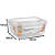 POTE RETANGULAR FLIPLOCK 3,6L 0505 - Imagem 2