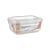 POTE RETANGULAR FLIPLOCK 3,6L 0505 - Imagem 1