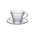 CONJ. 4 XICARA CAFE COM PIRES VIDRO ABAZZIA 90ML WG22107 - Imagem 1
