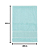 TOALHA SOCIAL PARA BORDAR CAROLINA VERDE 28X43CM - Imagem 2