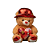 PELUCIA URSO 30CM PR1377 - Imagem 1