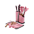 KIT UTENSILIOS SILICONE 19PÇS AIH-459R ROSA - Imagem 1