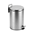 LIXEIRA DE PEDAL INOX 12LT 18389 - Imagem 1