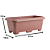 FLOREIRA CERAMICA 7,5L 2311 - Imagem 2